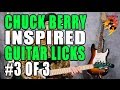 Chuck Berry Inspired Guitar Licks 3/3 - Rock n Roll Guitar Licks