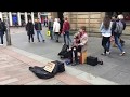 Coldplay - Adventure of a Lifetime - Busking in Glasgow | Andrew Duncan Cover