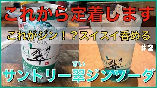 流行りの呑み方で【一杯、酒ぼうぜ！】ジャパニーズジン〝翠〟