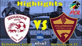 Sekhukhune United (1) vs (1) Stellenbosch FC | Extended Highlights | All Goals | DSTV Premiership