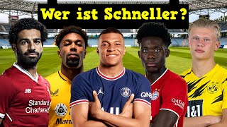 Welcher Fußballer ist schneller? Bundesliga & International - Fußball quiz 2021