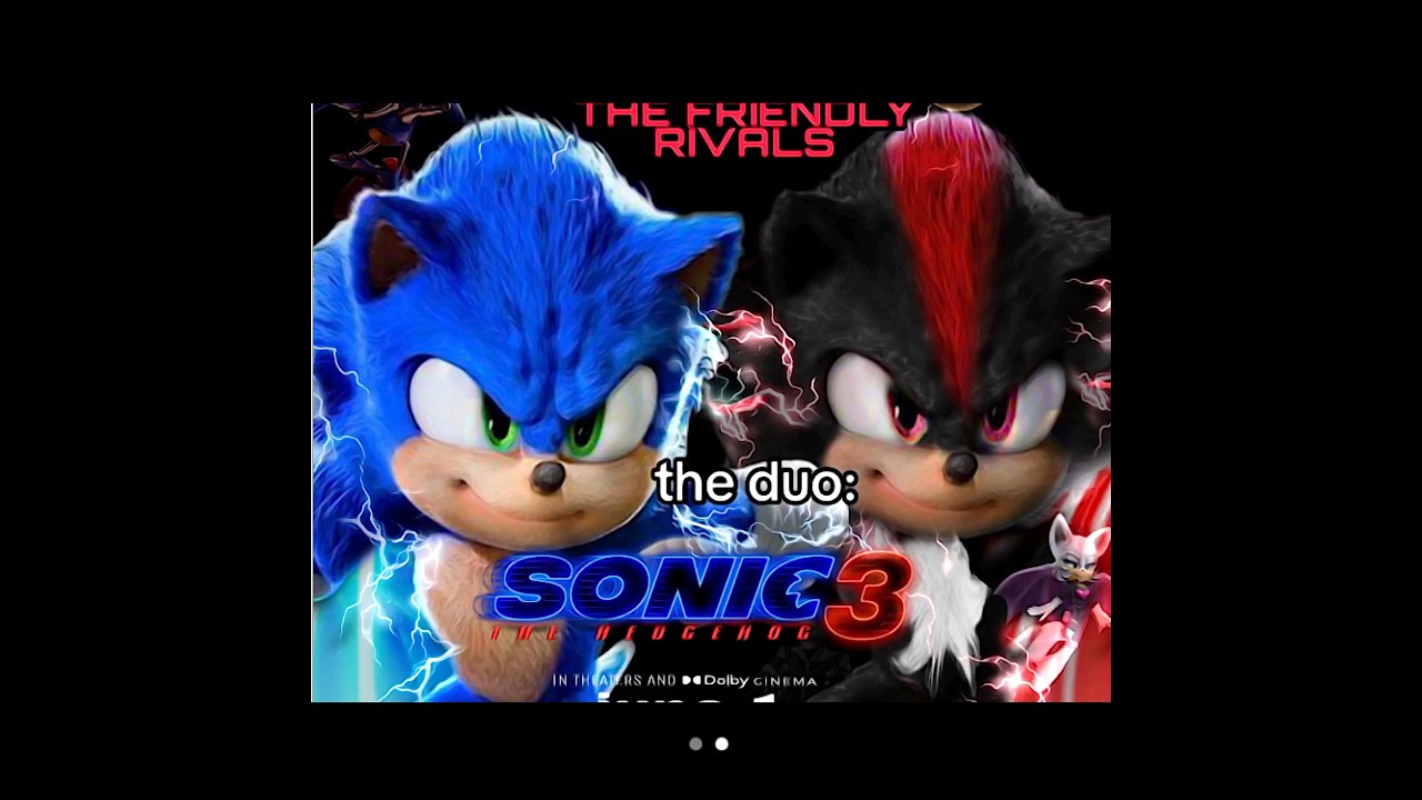 Sonic And Shadow Edit Sonic Movie Sonicedit Sonicthehedgehog