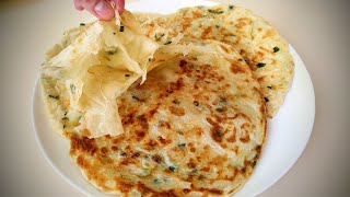 Китайские слоеные лепешки с зеленым луком (Chinese Scallion Pancakes)