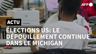 USA: le dépouillement se poursuit dans l'état-clé du Michigan | AFP