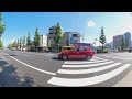 360度動画4k 早朝の妙法寺から中央西公園まで 自転車撮影 20240608 0730