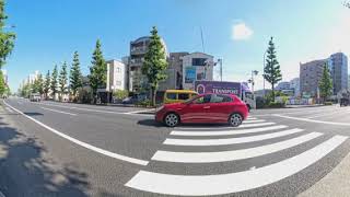 360度動画4K 早朝の妙法寺から中央西公園まで 自転車撮影  20240608 0730