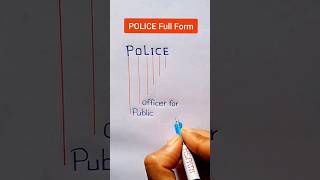 POLICE Full Form || Full Form of POLICE #Shortfeed