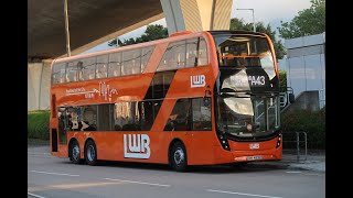 Hong Kong Bus LWB UE6X3 @ A43 龍運巴士 Alexander Dennis Enviro500 MMC New Facelift 機場（地面運輸中心） - 聯和墟