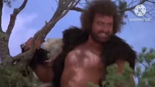 caveman (1981) dinosaur chameleon attack