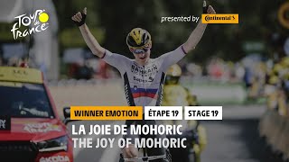 #TDF2021 - Stage 19 - Winner's emotion