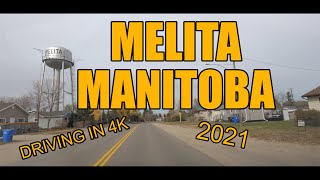 Melita, Manitoba - Driving in 4K