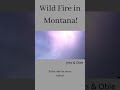 This is what happens when LIGHTNING strikes in Montana drought! #shorts wildfire story time Montana