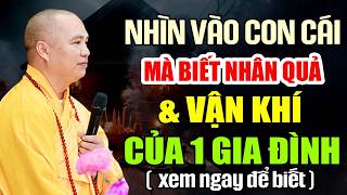 Nhìn Vào CON CÁI Mà Biết Nhân Quả Và Vận Khí Của Một Gia Đình | Thầy Thích Đạo Thịnh