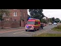 *RARE!* DSFRS Water Rescue Van and Brand New Skoda Officer car convoy to person reported in a River
