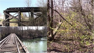 Abandoned/Out-of-service Railroad Bridges and Railroad Bridge Remnants in Kokomo, Indiana