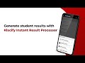 How to generate student results with Klacify