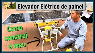 ELEVADOR ELÉTRICO DE PAINEL SOLAR