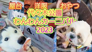 【代々木公園わんわんカーニバル】代々木公園わんわんカーニバルでテンションぶちアゲなシーズーとシベリアンハスキー