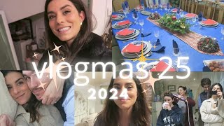 VLOGMAS 25- end of vlogmas, Christmas Eve with family and a very happy 2025 🎄💫