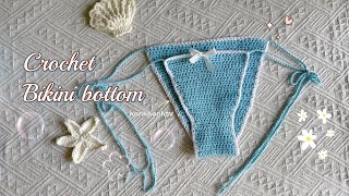 🌸Easy Crochet Bikini Bottom|☁️˚୨୧⋆ ⭐️Crochet Bikini| Móc quần bikini đi biển siêu đơn giản đủ size