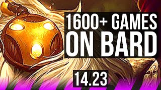 BARD & Smolder vs NAMI & Corki (SUP) | 1600+ games | KR Master | 14.23