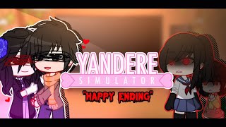 ✎ᝰ┆Yansim  react to the Happy Ending( 1980s Mode) 💔|| YANDERE SIMULATOR Gacha Club [ORIGINAL?]