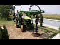 1025R Plant Arborvitae HYDRAULIC AUGER, LOADER MOUNT, for Compact Tractors! Spins Forward & Reverse!