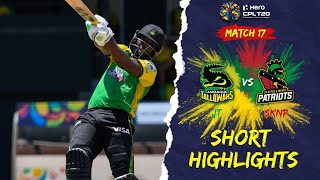Highlights | Jamaica Tallawahs vs St Kitts and Nevis Patriots | CPL 2022