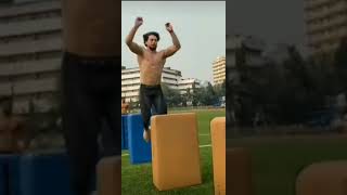 Tiger shroff and his girlfriend's stunt training 🤯🔥🥵Revealing his gf name🙀 #shorts #dishapatani