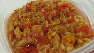 Saltfish and Tomatoes Recipe|Trini Food|Caribbean