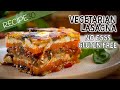 Vegetarian gluten free, no egg lasagna