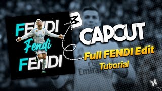 Full FENDI Trend Edit tutorial on capcut✨