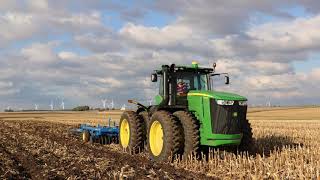 LOST FOOTAGE... JOHN DEERE 9360R PLOUGHING AND COMBINE WORK IN  USA