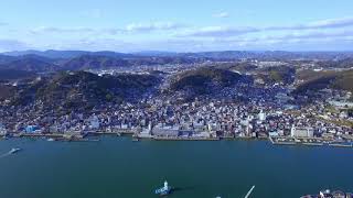 【ドローン空撮】 広島県 尾道市 尾道水道からの眺め DRONE ONOMICHI HIROSHIMA JAPAN