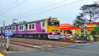 High Speed Conventional EMU Local train dangerously moving towards Railgate