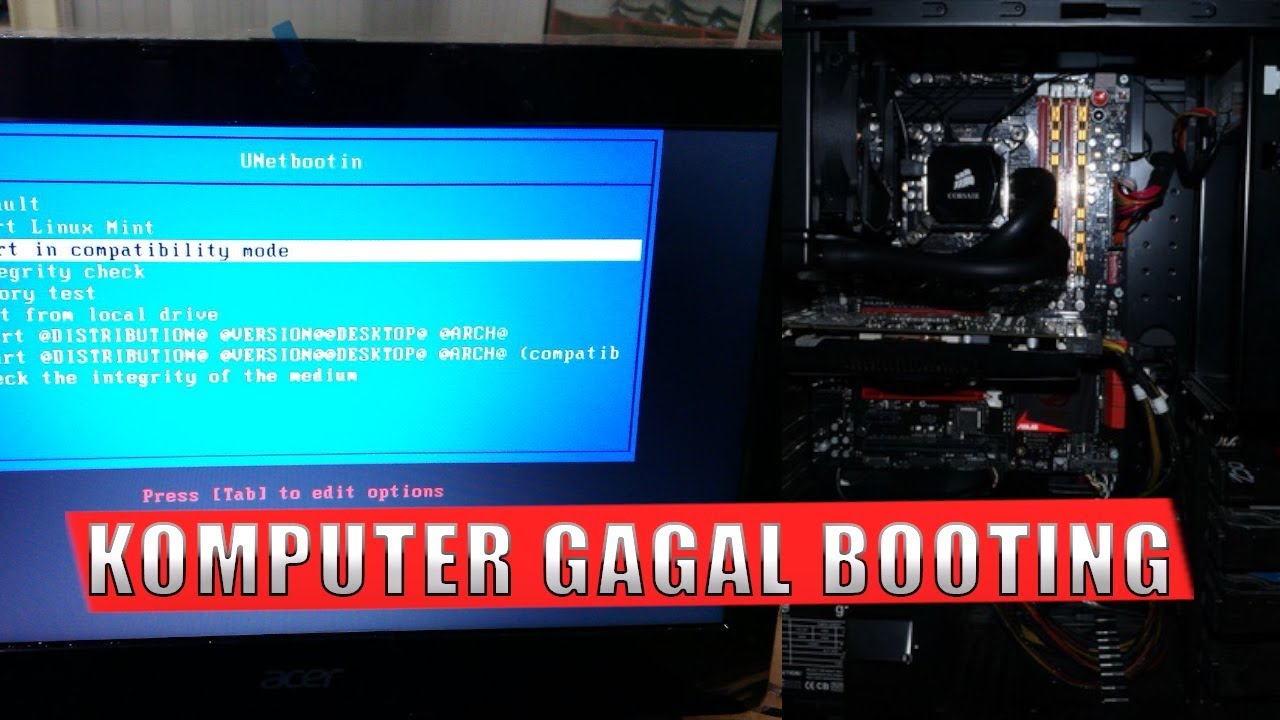 Cara Mengatasi Komputer Gagal Booting Terbaru TANPA INSTAL ULANG - YouTube