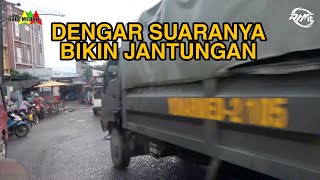 Jadi Pusat Perhatian ‼️ Konvoi Truk TNI Melintas Gandeng Meriam