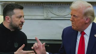 Trump and Zelenskyy meeting devolves into shouting match