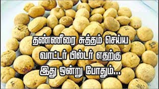 தண்ணீரை சுத்தம் செய்ய வாட்டர் பில்டர் எதற்கு இது ஒன்று போதும்...