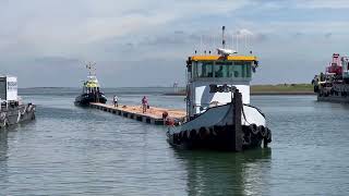 Sleeptransport nieuwe (jacht)haven steigers Veerhaven Terneuzen ( DEEL V )