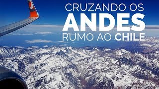 Cruzando os ANDES numa VIAGEM pro CHILE de avião