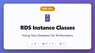 RDS Instance Classes: Sizing Your Database for Performance | AWS RDS Tutorial