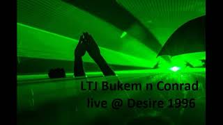 LTJ Bukem n Conrad live @ Desire 1994 atmos dnb \u0026 jungle set 64m CUT