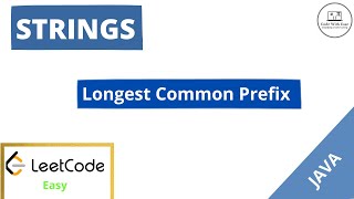 Longest common prefix | Brute force - Optimal |Solution explained (java)