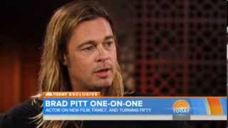Brad Pitt talks turning 50 and '12 Years a Slave' role