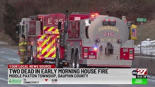 PSP: Two dead in Dauphin County house fire