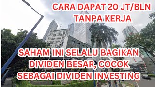 DIVIDEN YIELD 12%, COCOK UNTUK DIVIDEN INVESTING. ANALISA SAHAM RDTX BAGIKAN DIVIDEN RODA VIVATEX