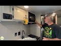 compact camper trailers with bathrooms bunk beds