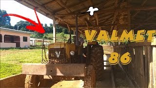 Mostrando valmet 86 🚜+Tirando silagem🤠