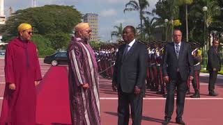 Coopération Côte d’Ivoire -Maroc : Tête à tête du Président Ouattara avec le roi Mohammed VI
